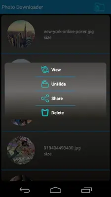 Photo Downloader android App screenshot 0
