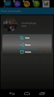 Photo Downloader android App screenshot 2